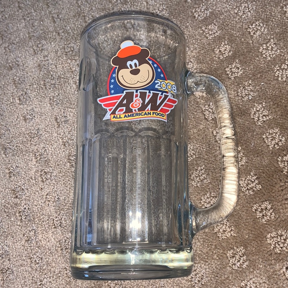 A&W Root Beer All American Food 2008 Glass Mug